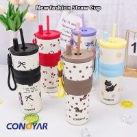 ราคา CODแก้วเก็บควา 304สแตนเลสสตีลพร้อมฝา 710ml ปิดกระติกน้ําเก็บอุณหภูมิ ขวดน้ําเก็บความร้อนโบว์ (57804190550)