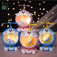 ราคา โคมไฟโดเรม่อน วัสดุเรซิน สีสันสดใส น่ารัก ของขวัญวันเกิด ของตกแต่งบ้าน ห้องนั่งเล่น (57059161114)