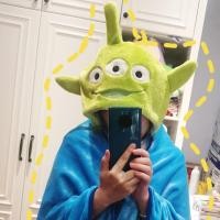 ราคา PP ผ้าคลุม ผ้าคลุมตัว ผ้าห่ม Little Green Man น้อง Alien เจ้าสามตา จากเรื่อง Toy story 100 150cm (49552834888)