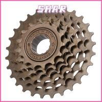 ราคา SHAR จักรยาน Freewheel ติดตั้งง่าย 14T 28T จักรยาน Cassette Sprocket ทนทาน 6 ความเร็วเหล็กคาร์บอนสูงสีดําและสีขาวจักรยาน Freewheel ชุดสําหรับจักรยานเสือภูเขา จักรยานเสือหมอบ (56107310927)