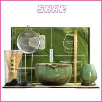 ราคา SHAR 7 ชิ้นปัดมัทฉะญี่ปุ่น ชุดน้ําชามัทฉะแบบดั้งเดิมแบบใช้ซ้ําได้ ไม้ไผ่เซรามิกชาเขียวปัดเครื่องมือชงชา (27541178777)
