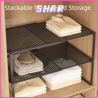 ราคา SHAR ตู้เสื้อผ้า Organizer Retractable โลหะตู้เสื้อผ้าชั้นวาง DIY ขยายปรับตู้เสื้อผ้า Divider Board ห้องครัว (46608551671)