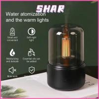 ราคา SHAR เครื่องทำความชื้นอโรม่าแบบพกพา Portable Aroma Diffuser Air Humidifier LED Light 120ML ชาร์จ USB (41012240055)