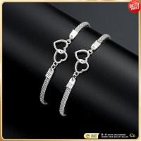 ราคา สร้อยข้อมือหัวใจอินฟินิตี้ ทองพลาทted สลเวอร์ คริสตัลบิกไซซีเนีย สแตนเลส เหมาะสำหรับเป็นของขวัญวันวาเลนไทน์ (40969034275)