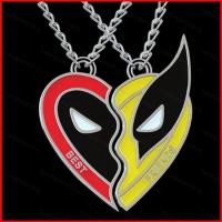 ราคา สร้อยข้อมือ สร้อยคอยางพวงกุญแจ กระเป๋าจี้ และแหวน Deadpool Wolverine เพื่อนสนิท (50057766255)