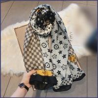 ราคา ผ้าพันคอลายสก็อตสไตล์เกาหลี สำหรับฤดูหนาว อบอุ่นและสวยงาม (49206335255)