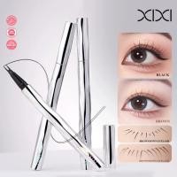 ราคา XIXI ปากกาอายไลเนอร์ชนิดน้ํา Double Tip กันน้ํา กันเหงื่อ แห้งเร็ว ติดทนนาน Smudgeproof Ultra Fine Black Brown Eyeliner D723 (41322111058)