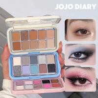 ราคา JOJO DIARY พาเลทอายแชโดว์ 10 สี อายแชโดว์เนื้อแมทสีชมพูสไตล์เกาหลีกันน้ํายาวนานเม็ดสีสูง JJ342 (28343903389)