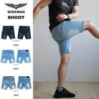 ราคา WINSMAN SHOOT กางเกงยีนส์ขาสั้นทรงสลิมฟิต ผ้ายีนส์ ยืดหยุ่น เป้าซิปขอบ 2 ชั้น (42127328390)