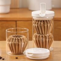 ราคา 155 172 185 เค้กกรองกล่องเก็บกระดาษแก้วชงมือกาแฟชามประเภทป้องกันฝุ่นปิดผนึกขวดโถที่มีฝาปิด (46157478833)