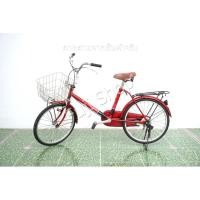 ราคา จักรยานแม่บ้านญี่ปุ่น ล้อ 20 นิ้ว ไม่มีเกียร์ อลูมิเนียม Miyata สีแดง จักรยานมือสอง (41952874516)