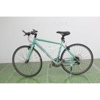 ราคา จักรยานไฮบริดญี่ปุ่น ล้อ 700c มีเกียร์ อลูมิเนียม Bianchi Roma II สีเขียว จักรยานมือสอง (21331247646)