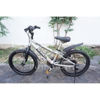 ราคา จักรยานเด็กญี่ปุ่น ล้อ 18x2 1 ไม่มีเกียร์ อลูมิเนียม d bike สีเงิน จักรยานมือสอง (56755736348)