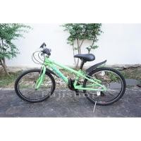 ราคา จักรยานเสือภูเขาเด็ก ญี่ปุ่น ล้อ 22 นิ้ว เกียร์ 3x6 18 สปีด อลูมิเนียม Louis Garneau Size 27 เขียวอ่อน (44655761313)