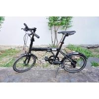 ราคา จักรยานพับได้ญี่ปุ่น มินิเวโล ล้อ 20 406 เกียร์ 8 สปีด อลูมิเนียม Bridgestone Cylva F8F สีเทา จักรยานม (53807799625)