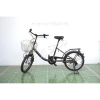 ราคา จักรยานแม่บ้าน Cargo ญี่ปุ่น ล้อ 20x2 125 เกียร์ดุม 3 สปีด Bridgestone Bikke 2 สีเทา จักรยานมือสอง (26174998158)