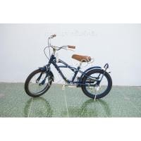 ราคา จักรยานเด็กญี่ปุ่น ทรงครุยเซอร์ ล้อ 16 นิ้ว ไม่มีเกียร์ Briller Old Style Cruiser สีน้ำเงิน จักรยานมือสอง (29224210551)