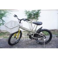 ราคา จักรยานเด็กญี่ปุ่น ล้อ 18x1 90 ไม่มีเกียร์ Chevrolet สีเงิน จักรยานมือสอง (41778548077)