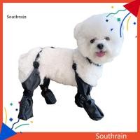 ราคา SOU ปรับออกแบบได้ สายรัดยางยืดแบบการใช้งานและตะขอและตัวยึดแบบห่วงปรับรูปแบบให้เข้ากับส่วนโค้งของสุนัขขนาดต่างๆป้องกันการลื่นไถลหรือชิ (48707388125)