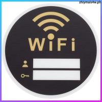 ราคา ป้ายผนังอะคริลิค WiFi รหัสผ่านจอแสดงผลวัสดุคละสีสําหรับธุรกิจ zhiymais4w (48408338772)