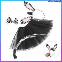 ราคา เครื่องแต่งกายม้าลาย Circus เครื่องแต่งกายสําหรับเด็กอุปกรณ์เสริมสัญลักษณ์อุปกรณ์เสริมสัตว์ฮาโลวีนผู้หญิง zhiymais4w (48157755440)