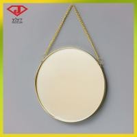 ราคา กระจกติดผนังโลหะสีทองแบบไม่มีหมัดกระจกทรงกลมสําหรับตกแต่งศิลปะผนังในร่ม หยวนจิงยูจาง (46958799900)