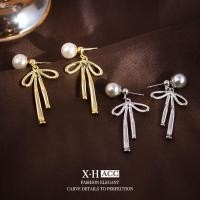 ราคา ต่างหูโบว์พู่มุกชุบทองแท้ สไตล์หรูหราเหมือนดารา สำหรับโอกาสพิเศษ (48659115048)