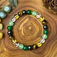 ราคา สร้อยข้อมือ สร้อยข้อมือแก้ว Black Gallstone เลียนแบบ Tiger Eye Stone 2 1 (50205690399)