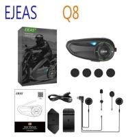ราคา EJEAS Q8 หมวกกันน็อคครึ่งใบเต็ม หูฟังบลูทูธ MESH อินเตอร์คอม รถจักรยานยนต์ หูฟังบลูทูธ (47707797705)