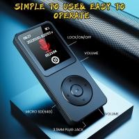 ราคา เครื่องเล่น MP3 MP4 เครื่องเล่นเพลงบลูทูธสําหรับเล่นกีฬา Bluetooth Walkman 32GB RAM (43429918872)