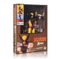 ราคา มาเฟียส เบอร์ 138 Brown Costume Wolverine X Men Comics Action Figure ข้อต่อแบบประกบสูง (44080107667)