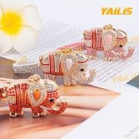 ราคา YAiLiS พวงกุญแจ กุญแจช้าง พวงกุญแจรถ กุญแจคริสตัล ของฝาก ของขวัญ (28663190965)