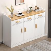 ราคา ตู้เก็บของอเนกประสงค์ เคาน์เตอร์ครัว ตู้ครัว Kitchen Cabinet วางไมโครเวฟเครื่องปรุง วัสดุไม้คุณภาพ (21550686923)