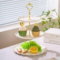 ราคา ชั้นวางขนม ถาดวางผลไม้ ชั้นวางเค้ก ตกแต่งเบเกอรี่ จัดงานเลี้ยง สวยหรูหรา แข็งแรง (27500299926)