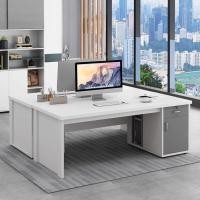 ราคา Computer Desk โต๊ะทำงานมีลิ้นชัก โต๊ะคอมพิวเตอร์ ท็อปกว้าง สวยโมเดิร์น แข็งแรง (24488124176)