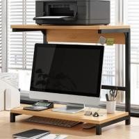 ราคา ชั้นวางคอมพิวเตอร์ตั้งโต๊ะ 2ชั้น Desk Shelf วางปริ้นเตอร์ โครงเหล็กแข็งแรง รับน้ำหนักได้เยอะ (28200172181)