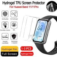 ราคา 1 3PCS Full Cover HD Clear Soft Hydrogel ฟิล์มสําหรับ Huawei Band 11 10 9 8 7 Pro Anti Fingerprints ฟิล์มนุ่มสําหรับ Huawei Band 6 4 3 Pro สมาร์ทนาฬิกาป้องกันหน้าจอ (56807458643)