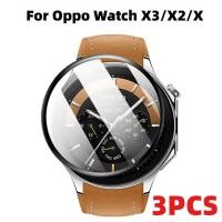 ราคา 1 3 ชิ้นโค้งสีดําขอบฟิล์มสําหรับนาฬิกา Oppo X3 X2 X Mini Anti Shock ฟิล์มกระจกนิรภัยสําหรับ Oppo WatchX3 WatchX2 WatchX WatchX2Mini หน้าจอ Protector นาฬิกาแก้ว (56507458602)