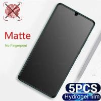 ราคา 5PCS Anti Spy ความเป็นส่วนตัว Soft Hydrogel ฟิล์มสําหรับ HTC Wildfire X E6 E5 E4 E3 E2 E Star Plus lite Anti Blue Light HD Screen Protector สําหรับ HTC U24 U23 Desire 20 19s Plus Pro Matte ฟิล์ม (5195