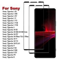 ราคา SONY 1 3PcsกระจกนิรภัยสําหรับSony Xperia 8 5 10 V IV III II Vl XA3 Plus Liteสีดําขอบป้องกันหน้าจอสําหรับSony Xperia 1 VII VI V IV III IIคลุมทั้งหมดป้องกันHDฟิล์มแก้ว (40701780873)