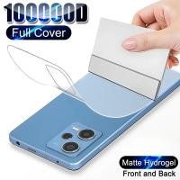 ราคา 1 ชุด 2 ใน 1 ด้านหน้าและด้านหลัง Matte Frosted Soft Hydrogel ฟิล์มสําหรับ OPPO F21 F21s R17 K9 Pro K12 Plus K10 Energy F15 K11 K10X K9x K9S K7x K7x K7x K7x K7x K7 Anti Finger ป้องกันหน้าจอโทรศัพท์ (29