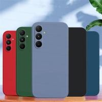 ราคา SAMSUNG Samsunga56 SamsungA36 คุณภาพสูงซิลิโคนเหลวเคสโทรศัพท์TPUนุ่มสําหรับSamsung Galaxy A16 A06 4G 5G A56 A55 A54 A36 A35 A26 โทรศัพท์ปกหลังกันชนProtector (27219884217)