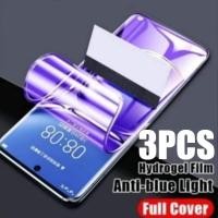 ราคา 3 ชิ้นคลุมทั้งหมด Anti Blue Light Soft Hydrogel ฟิล์มสําหรับ Galaxy A07 A17 F07 F17 F36 F56 F70e M07 M17 M36 4G 5G Anti Spy ความเป็นส่วนตัวและหน้าจอ HD Protector Matte ฟิล์ม (57808352634)