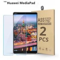 ราคา 2 ชิ้นสําหรับ Huawei MediaPad M6 M5 Turbo Pro Lite 8 4 10 8 8 นิ้วแท็บเล็ตป้องกันหน้าจอฟิล์มแก้วสําหรับ Huawei MediaPad M3 Lite 8 10 1 8 4 นิ้ว Anti Blue Light และ HD กระจกนิรภัย (51902765106)