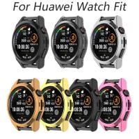 ราคา TPU ป้องกันหน้าจอสําหรับ Huawei นาฬิกา 3 Pro 46 48 MM Fit Smartwatch ชุบฝาครอบกันชนป้องกันสําหรับ Huawei Honor Magic 2 46 มม 6 ES (57458366127)