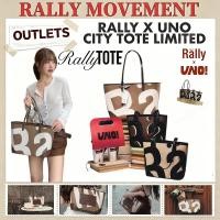 ราคา พร้อมส่ง Rally x UNO City Tote Limited Rally Movement Rally The Bag กระเป๋าทรง Tote ของแท้ Relly Tote Bag (52257948945)