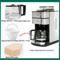 ราคา ฟิลิปส์ ความละเอียดสูง7751 ความละเอียดสูง7761อุปกรณ์เสริมเครื่องชงกาแฟหม้อแก้วถ้วยกระดาษกรองพิเศษ (26405445636)