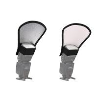 ราคา กล้อง SLR แฟลชภายนอก กล้องพลั่วสะท้อนแสง Top Light Baffle Diffuser แผ่นสะท้อนแสงสีขาวสีเงิน กล้อง DSLR พร้อมแฟลชภายนอก พลั่วสะท้อนแสง (53955879689)