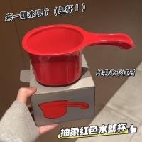 ราคา Creative Funny Retro Red Water Scoop Cup Straw (52205560335)