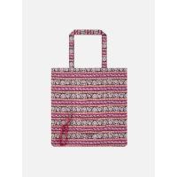 ราคา Jim Thompson Indian Block Portable Bag Pink (43772631815)